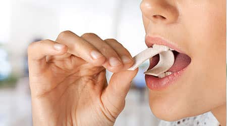 chewing gum sans sucre