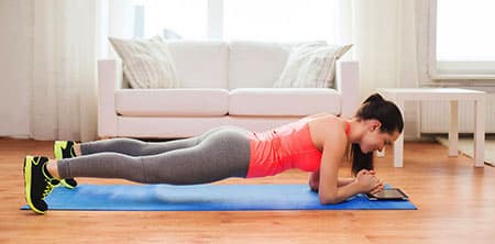 yoga musculation planche abdos