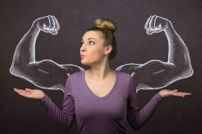 une femme ne peut pas être musclée comme un homme