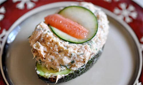 recette-dejeuner-salade-saumon-avocat