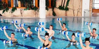 aquafitness aquagym haltères