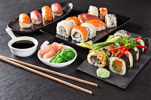 plateau sushis dietetique